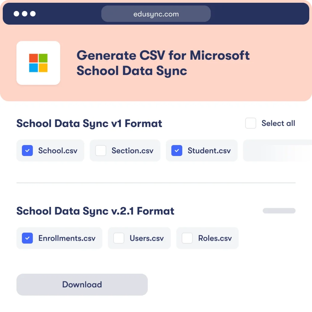 Generate CSV for Microsoft